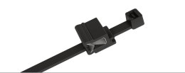 Kabelbinder schwarz 200 * 4,8 mm am Rahmen befestigt