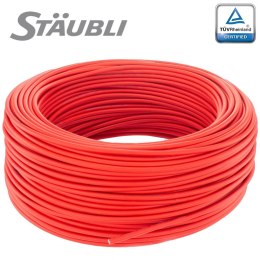 Stäubli Solar cable 4mm2 MC-PV FLEX-SOL-EVO-TX H1Z2Z2-K red