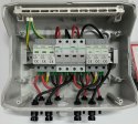 Junction box. Hermetic with DC 1000V surge arrester type 1+ 2, 2* PV chain, 2*MPPT