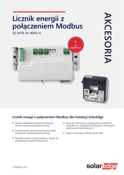 SolarEdge SECT-SPL-100A-A Przekładnik prądowy, 100A SolarEdge SECT-SPL-100A-A Przekładnik prądowy, 100A