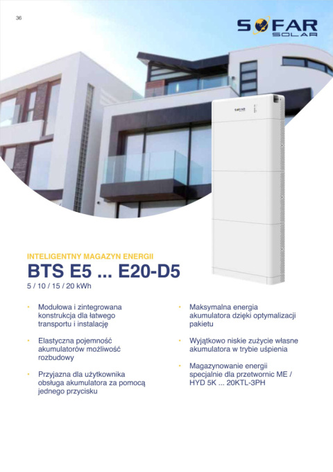 Zestaw: SOFAR Inwerter hybrydowy HYD6KTL-3PH , Magazyn energii Sofar 10kWh BTS E10-DS5 Zestaw: SOFAR Inwerter hybrydowy HYD6KTL-3PH , Magazyn energii Sofar 10kWh BTS E10-DS5