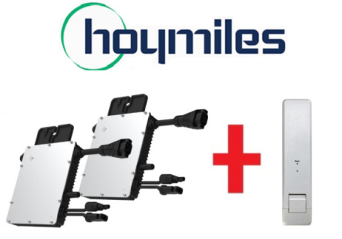 2 X HOYMILES Mikroinwerter HMS-450 1F (1*600W) + DTU-WLite-S