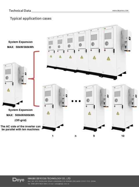 DEYE Magazyn Energii HV bateria GE-F60 614.4V 100Ah 61.44kWh (wysokonapięciowy) DEYE Magazyn Energii HV bateria GE-F60 614.4V 100Ah 61.44kWh (wysokonapięciowy)