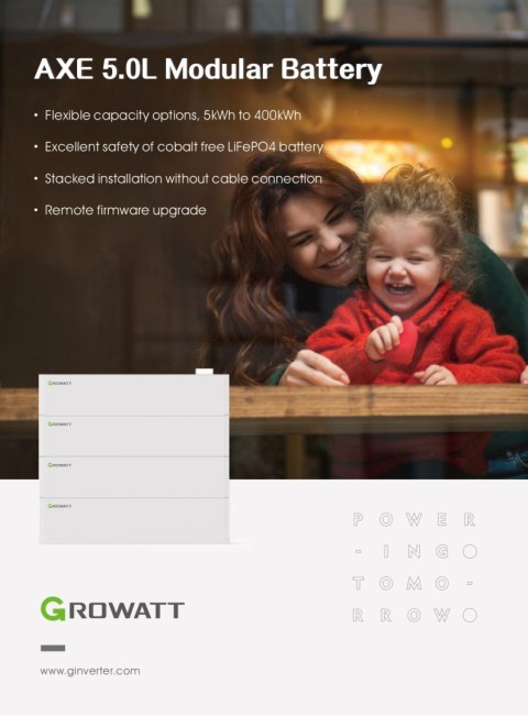 GROWATT AX 5.0L-C1 Batterie für SPF (netzunabhängig) / SPH (einphasig) / WIT8-15K-X-HU (Niederspannung) GROWATT AX 5.0L-C1 Batterie für SPF (netzunabhängig) / SPH (einphasig) / WIT8-15K-X-HU (Niederspannung)