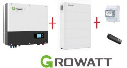 GROWATT Zestaw hybrydowy: SPH 7000TL3 3-faz+Bateria ARK 10kWh+podstawa+kontroler APX 60050+Smart Meter 3-faz+WiFi-X