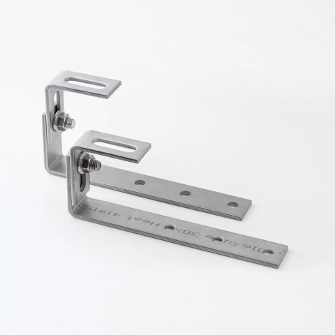 Uchwyt J: 190*30*4mm regulowany Typ:2 Uchwyt J: 190*30*4mm regulowany Typ:2