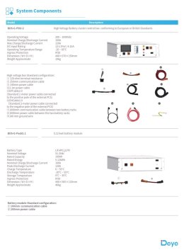DEYE Jednostka sterująca HV BOS-G-PDU-2+PODSTAWA