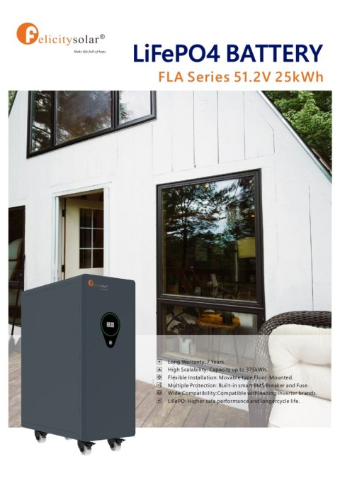 Felicity Batterie FLA48500 25kWh 51.2V (IP21) (Niederspannung) Felicity Batterie FLA48500 25kWh 51.2V (IP21) (Niederspannung)