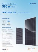 JA SOLAR JAM72D40 BIFACIAL 595W MB (N-Type)