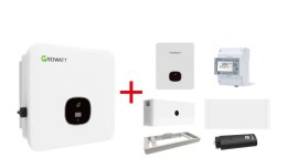 GROWATT Zestaw hybrydowy: MOD-4000TL3-XH(BP) 3-faz +Bateria APX 5kWh+podstawa+kontroler APX 98034+Smart Meter 3-faz+WiFi-X+Backu