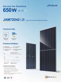 JA SOLAR JAM72D42-630W LB BIFACIAL (N-Type) MC4-EVO2