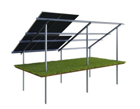 KONSTRUKCJA D2V DWUPODPOROWA GRUNTOWA (19901134) dla PV BIFACIAL KONSTRUKCJA D2V DWUPODPOROWA GRUNTOWA (19901134) dla PV BIFACIAL
