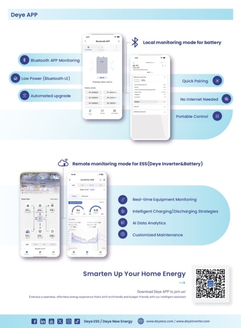 DEYE Bateria SE-F5 PRO 51.2V 100Ah 5.12 kWh - wersja C (niskonapięciowy)