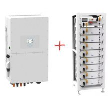 DEYE: Zestaw Inwerter hybrydowy SUN-25K-SG01HP3 + Bateria BOS-G PRO 40.96kWh + Jednostka sterująca PDU-2 + Stojak na akumulatory