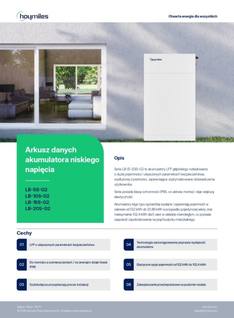 HOYMILES Moduł sterujący do LB-5S-G2 + podstawa (niskonapięciowy)