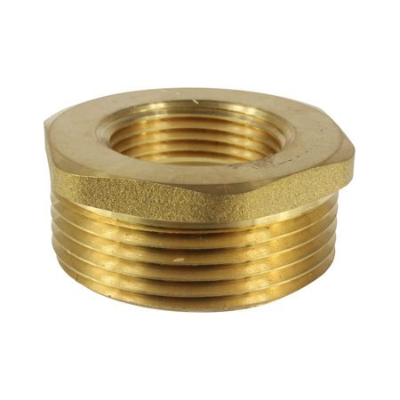 BRASS REDUCER GZ 3/4‘ X GW 1/2’ YELLOW