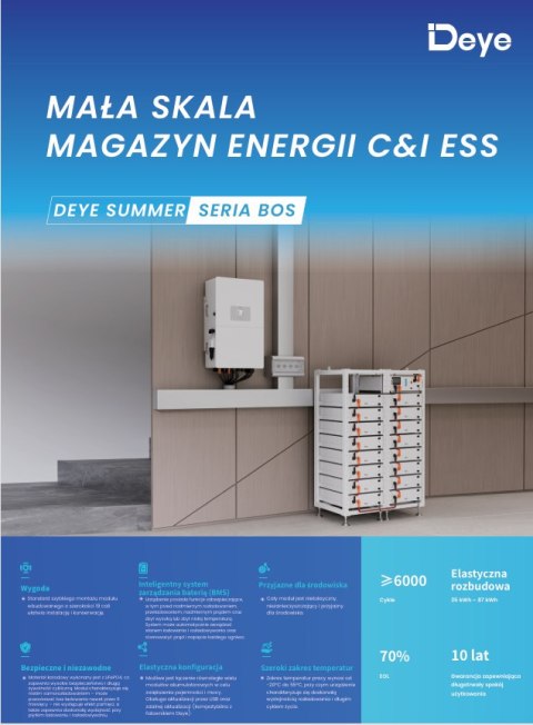 DEYE Batterieständer BOS-GM5.1 HV BOS-G (13 Fächer)