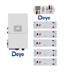 DEYE: Zestaw Inwerter hybrydowy SUN-8K-SG01HP3 + Bateria BOS-G PRO 25,6kWh + Jednostka sterująca BOS-G-PDU-2 (wysokonapięciowy)
