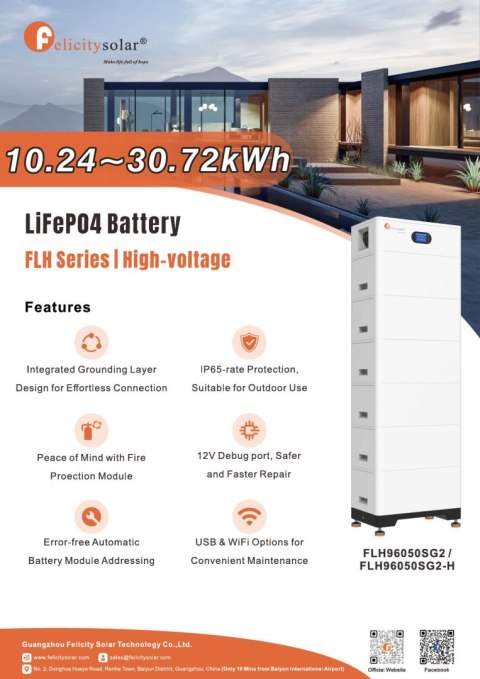 Felicity Moduł kontroler FLH96050SCG2-H dla baterii FLH96050SMG2-H + podstawa