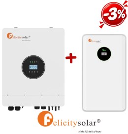 Felicity: T-REX-6KLP1G01 hybrid inverter kit + FLA48171-EU 8.7kWh battery
