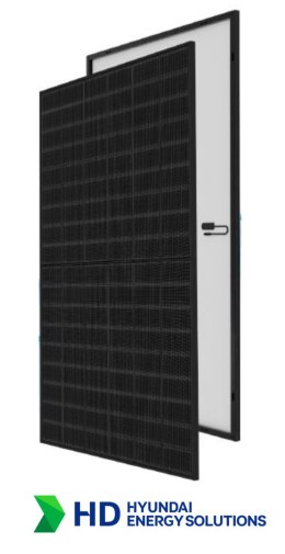 HYUNDAI HiT-H500LF-FB(ZB) Premium N-Type HJT (Heterojunction) technology module (full-black)