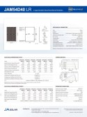JA SOLAR JAM54D40 465W LR Czarna rama MC4 Monofacial (N-Type)