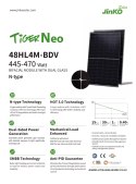 JINKO JKM460N-48HL4M-BDV BIFACIAL 460W Czarna Rama (Tiger neo N-Type)