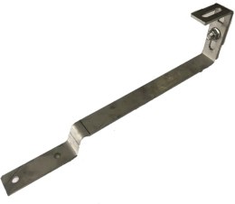 Adjustable hook holder L - 380*30*4 mm (beaver tile)