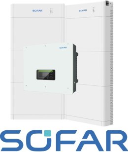 Set: SOFAR Hybrid Inverter HYD20KTL-3PH , 2 x Energy Storage Sofar 15kWh BTS E15-DS5